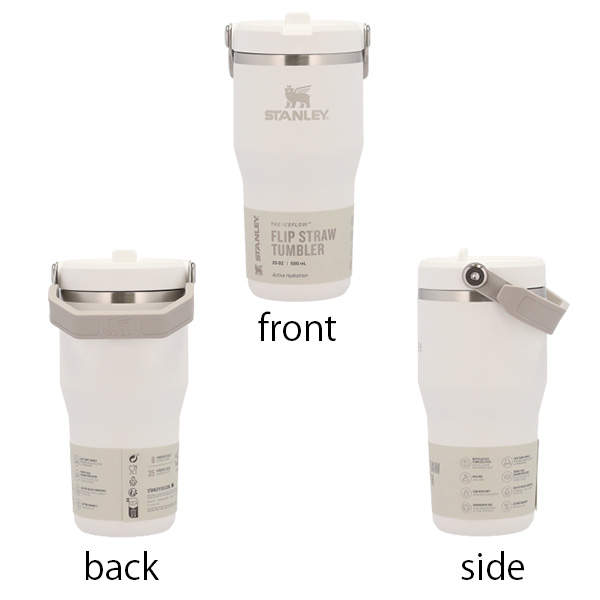 STANLEY スタンレー IceFlow Flip Straw Tumbler アイスフロー フリップストロー 真空タンブラー フロスト 0.6L 20oz