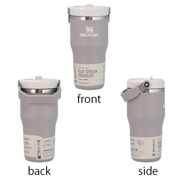STANLEY スタンレー IceFlow Flip Straw Tumbler アイスフロー フリップストロー 真空タンブラー アッシュ 0.6L 20oz