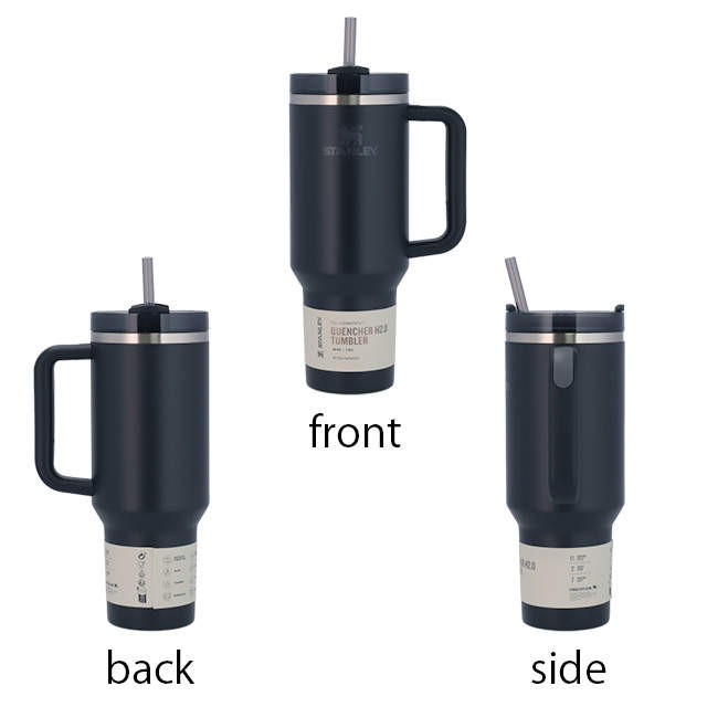 STANLEY スタンレー The Quencher H2.O FlowState Tumbler 真空 スリムクエンチャー ブラック 1.18L 40oz