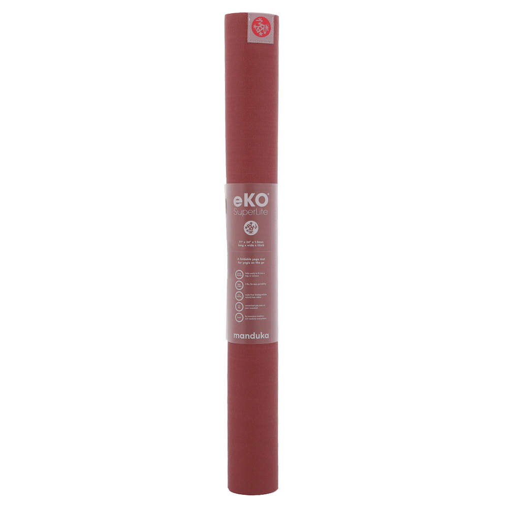 Manduka マンドゥカ Eko Super Lite Travel エコ スーパーライト トラベル ヨガマット Rosewood ローズウッド 1.5mm