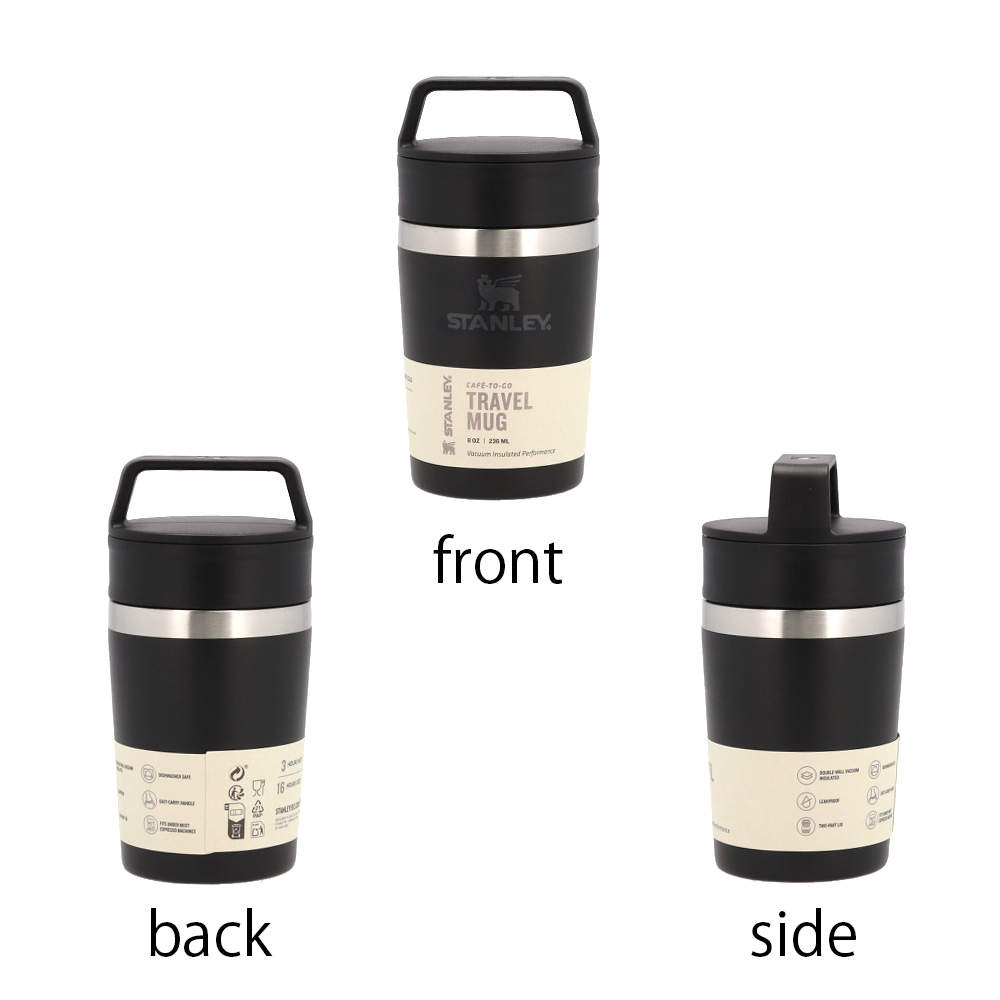STANLEY スタンレー Cafe To Go Travel Mug カフェ トゥーゴー 真空マグ ブラック 0.23L
