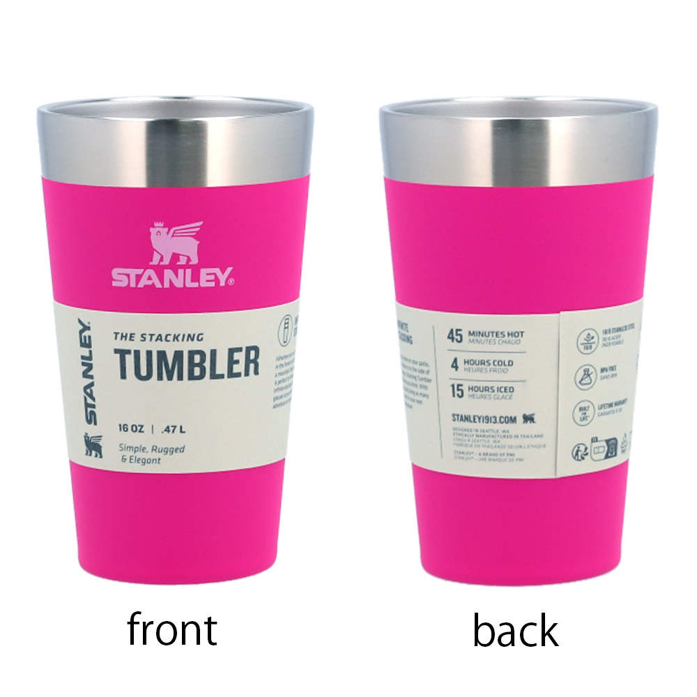 STANLEY スタンレー Adventure Stacking Beer Pint アドベンチャー スタッキング 真空パイント バイオレットブロッサム 0.47L 16oz