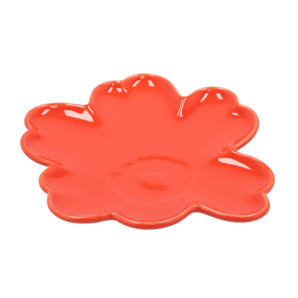 Marimekko マリメッコ Unikko ウニッコ お皿 プレート 20cm オレンジレッド