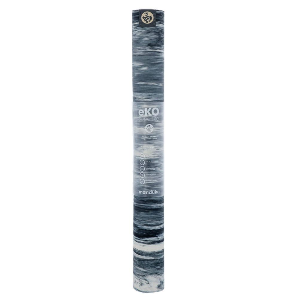 Manduka マンドゥカ Eko Super Lite Travel エコ スーパーライト トラベル Black Marble ブラックマーブル 1.5mm