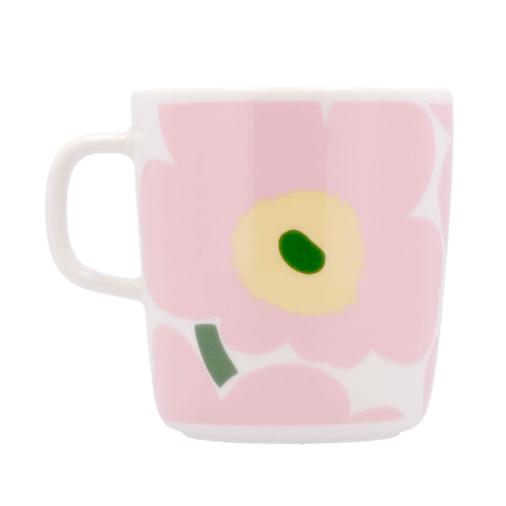 Marimekko マリメッコ Unikko ウニッコ マグ マグカップ 400ml ピンク×ライトイエロー