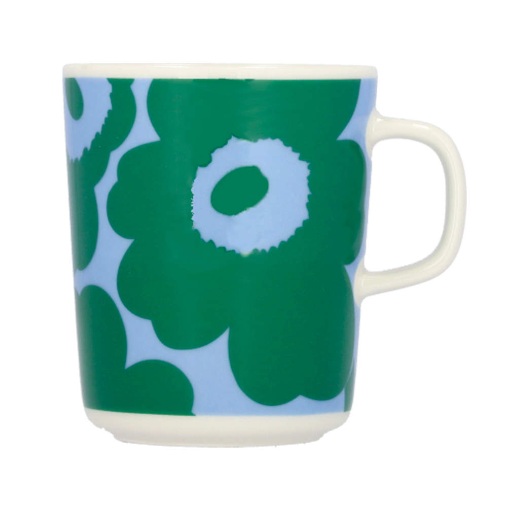 Marimekko マリメッコ Unikko ウニッコ マグ マグカップ 250ml グリーン×ライトブルー