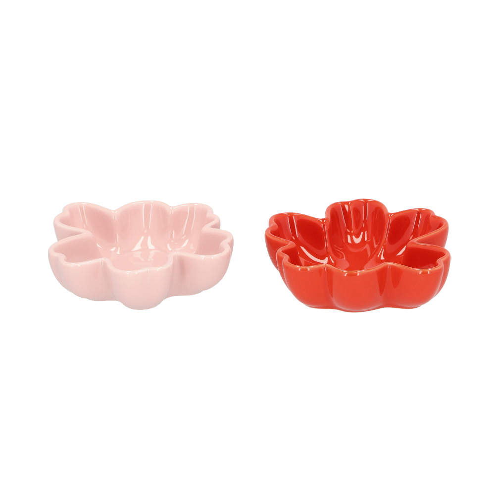 Marimekko マリメッコ Unikko ウニッコ ボウル 11cm 2個セット ピンク オレンジレッド