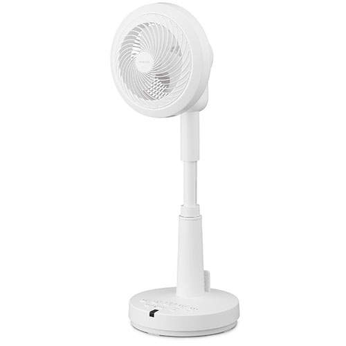 アイリスオーヤマ サーキュレーター扇風機 DCモーター 左右首振り 28畳 ホワイト STF-SDC15TEC-W