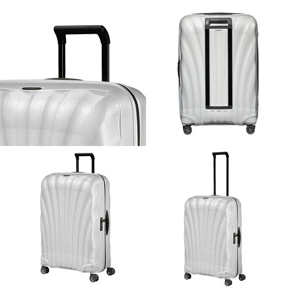 Samsonite スーツケース C-LITE Spinner シーライト スピナー 75cm オフホワイト 122861-1627【他商品と同時購入不可】