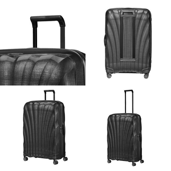 Samsonite スーツケース C-LITE Spinner シーライト スピナー 81cm ブラック 122862-1041【他商品と同時購入不可】