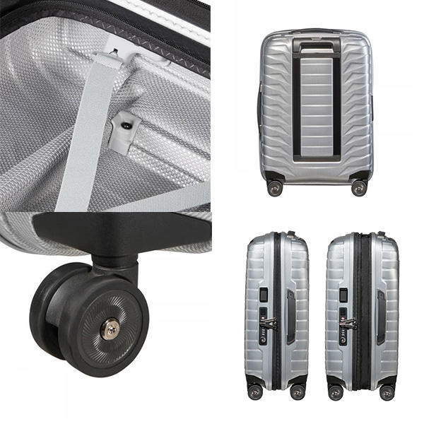 Samsonite スーツケース PROXIS SPINNER プロクシス スピナー 55×35×23cm EXP シルバー 140087-1776