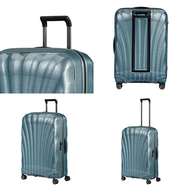 Samsonite スーツケース C-LITE Spinner シーライト スピナー 75cm アイスブルー 122861-1432【他商品と同時購入不可】