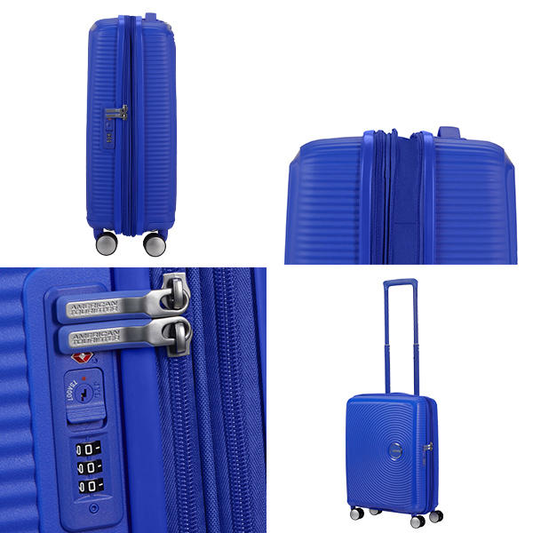 Samsonite スーツケース American Tourister Soundbox アメリカンツーリスター サウンドボックス 77cm EXP コバルトブルー 88474-1217【他商品と同時購入不可】