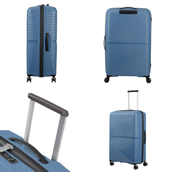 Samsonite スーツケース American Tourister AIRCONIC アメリカンツーリスター エアーコニック 77cm コロネットブルー 128188-A283【他商品と同時購入不可】