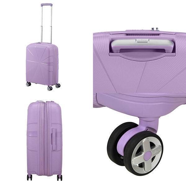 Samsonite スーツケース American Tourister STARVIBE Spinner アメリカンツーリスター スターバイブ スピナー 55cm EXP デジタルラベンダー 146370-A035