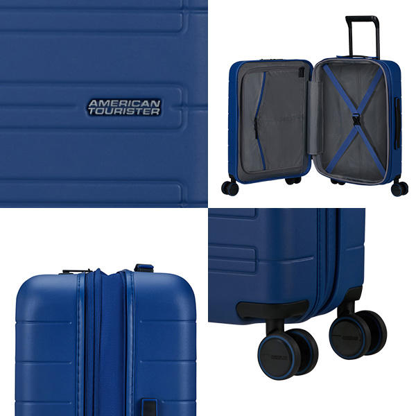 Samsonite スーツケース American Tourister NOVASTREAM Spinner アメリカンツーリスター ノヴァストリーム スピナー 55cm EXP ネイビーブルー 139275-1598