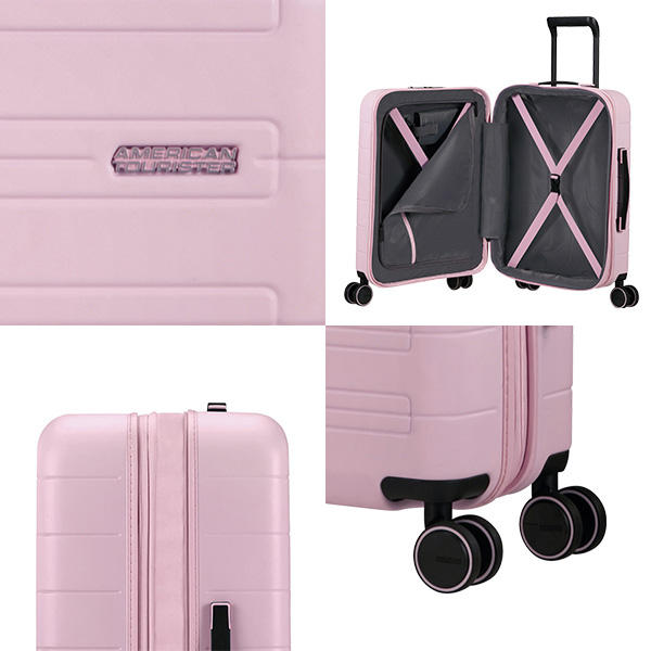 Samsonite スーツケース American Tourister NOVASTREAM Spinner アメリカンツーリスター ノヴァストリーム スピナー 55cm EXP ソフトピンク 139275-5103