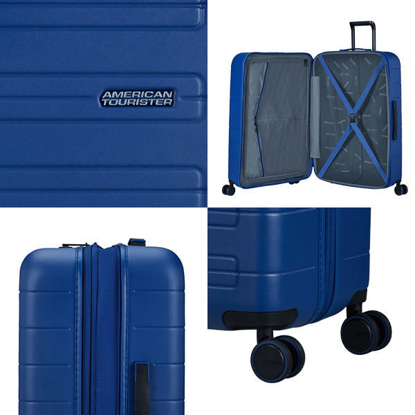 Samsonite スーツケース American Tourister NOVASTREAM Spinner アメリカンツーリスター ノヴァストリーム スピナー 77cm EXP ネイビーブルー 139277-1598【他商品と同時購入不可】