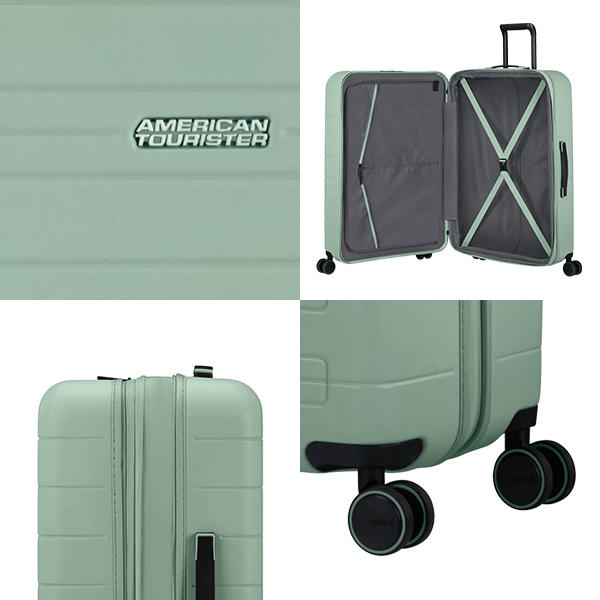 Samsonite スーツケース American Tourister NOVASTREAM Spinner アメリカンツーリスター ノヴァストリーム スピナー 77cm EXP ノマドグリーン 139277-E593【他商品と同時購入不可】