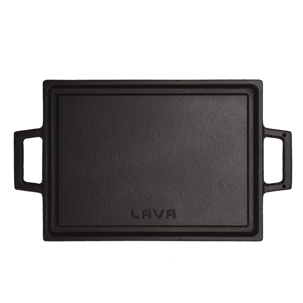 【ポイント20倍】LAVA 鋳鉄ホーロー リバーシブルグリル 30cm ECO Black LV0031