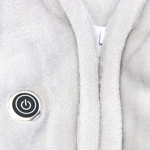 HIRO 電熱2WAYヒートブランケット グレー HED-7400