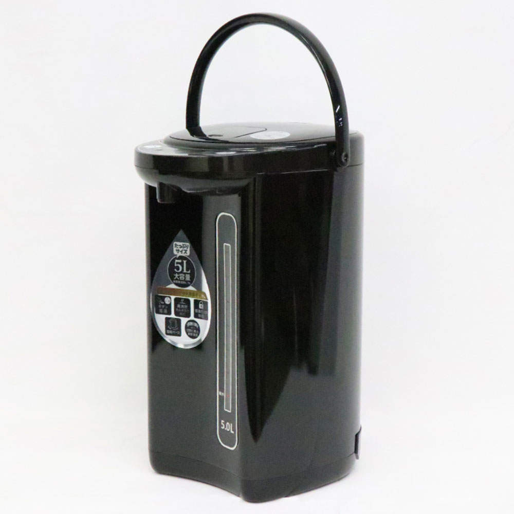 HIRO 電気ポット 5L ブラック HLP-50IR