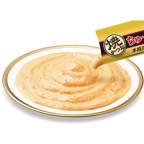 【お1人様1セット限り】【ポイント10倍】【送料弊社負担】【ゆうパケット配送】いなば CIAO 焼かつおちゅ~る 本格だし味 4本×6個【他商品と同時購入不可】