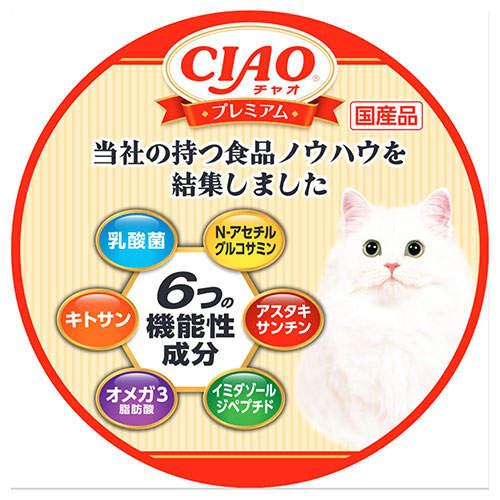 いなば CIAO プレミアム かつお節入り チキンミックス味 500g×12個