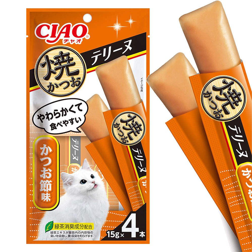 いなば 焼かつお テリーヌ かつお節味 15g 4本入 48個