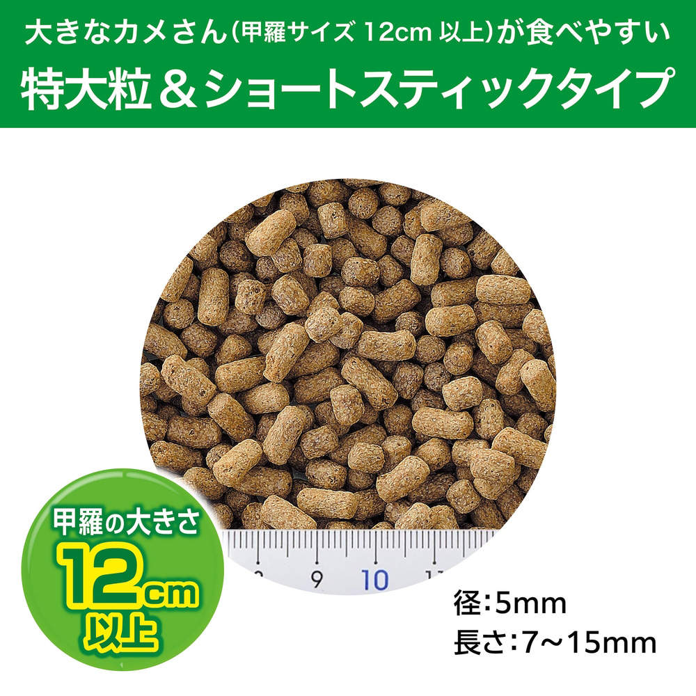 ジェックス カメ元気 ごちそうごはん 特大粒 500g 12個