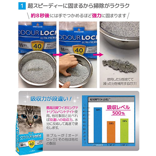 よろずやマルシェ本店 ラブリーペット インターサンド ネコ砂 オードロック 6kg ペット用品 食品 日用品から百均まで個人向け通販