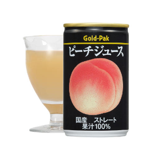 ゴールドパック ピーチジュース ストレート 160g×40缶
