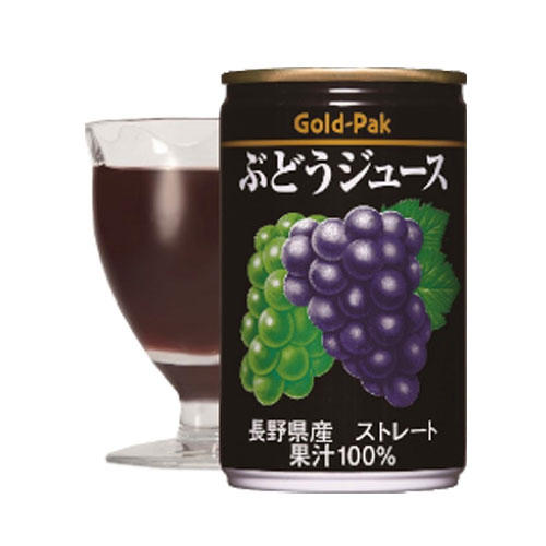 ゴールドパック ぶどうジュース ストレート 160g×20缶