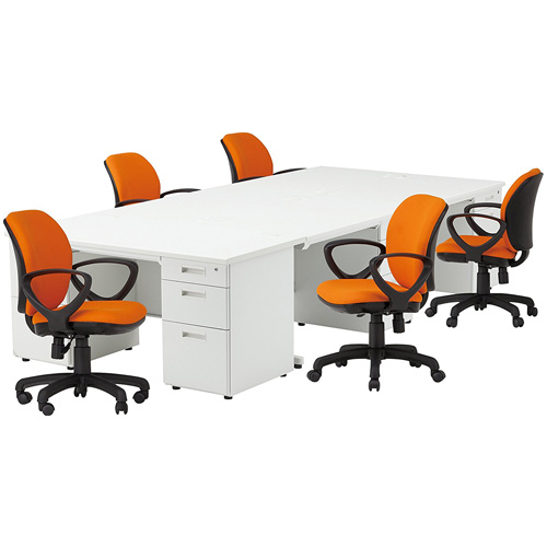 トキオ オフィスチェア オレンジ FST-77: オフィス家具・収納 