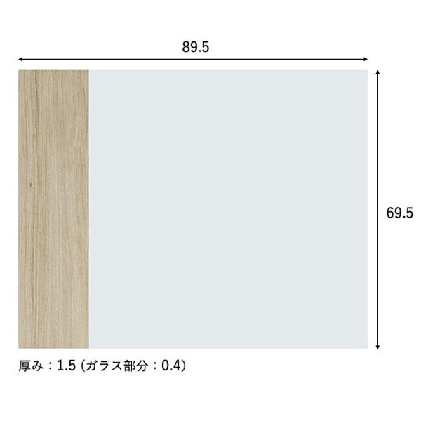 Garage チャットボード クラシッククラフテッド ナチュラル 90×70cm ホワイト MTCR7090