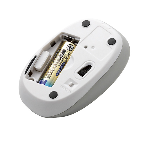 エレコム 無線マウス ワイヤレス BlueLEDマウス 2.4GHz ふわっと軽い 小型軽量 50g 3ボタン シルバー M-BL20DBSV