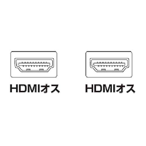 サンワサプライ HDMIケーブル ハイスピード 1m ブラック KM-HD20-10H