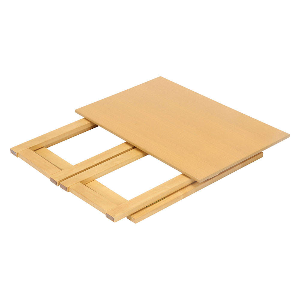 不二貿易 フォールディングテーブル 幅70cm ミラン ナチュラル 10880