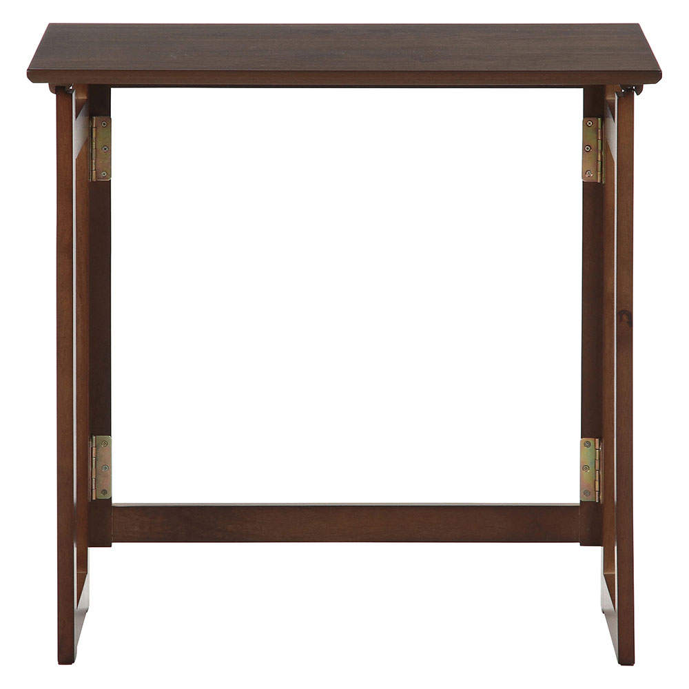 不二貿易 フォールディングテーブル 幅70cm ミラン ブラウン 95782