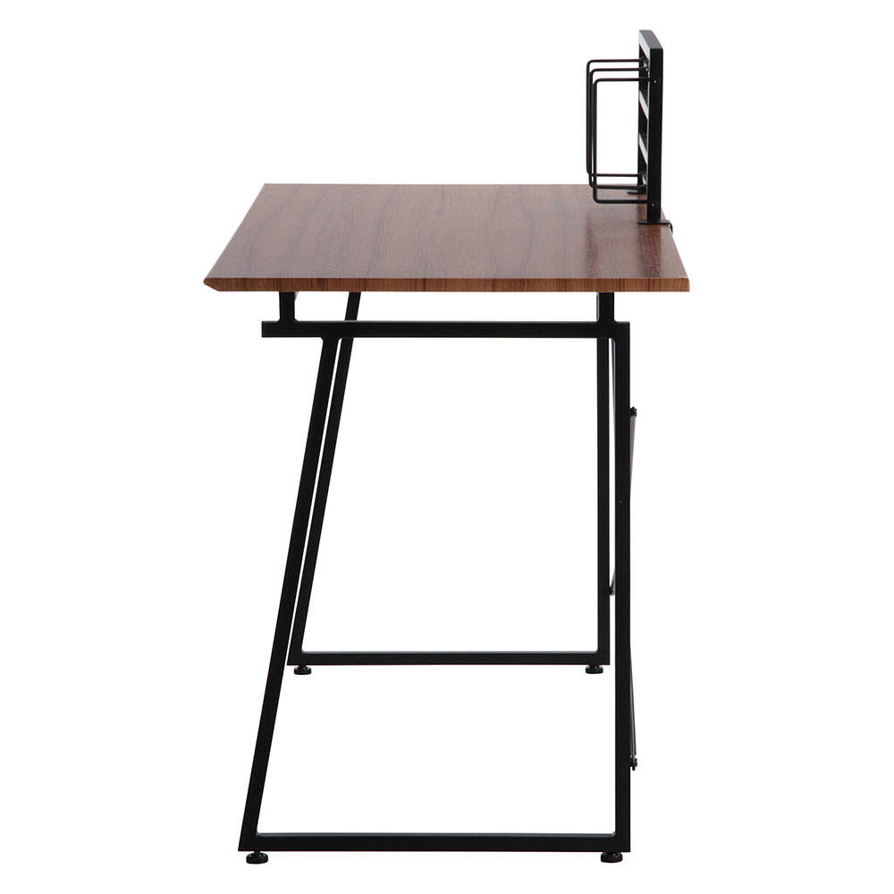 不二貿易 ワークデスク 幅120cm SMART 本棚付 94897