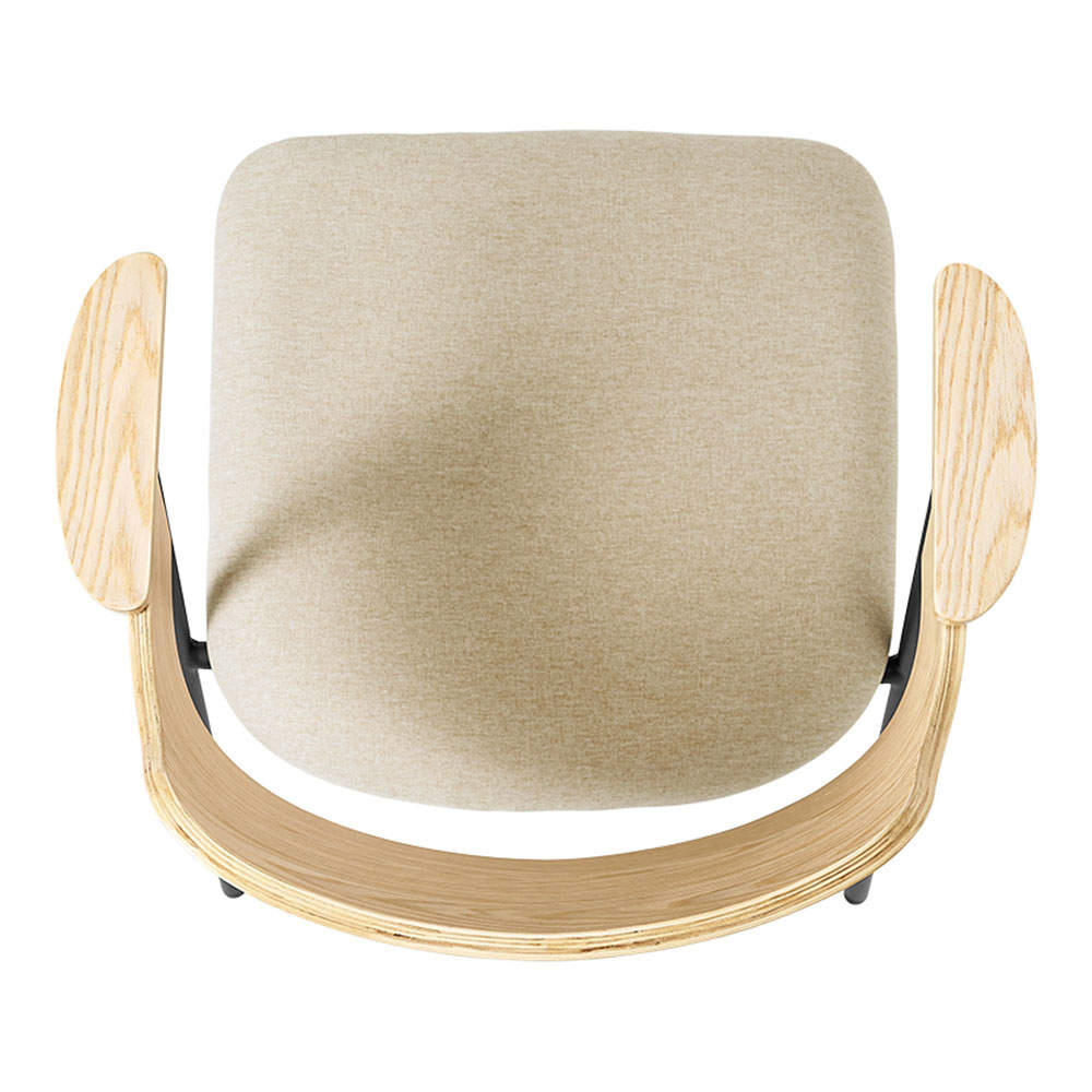 萩原 ダイニングチェア Mix ナチュラル/ベージュ LC-4835NA-BE