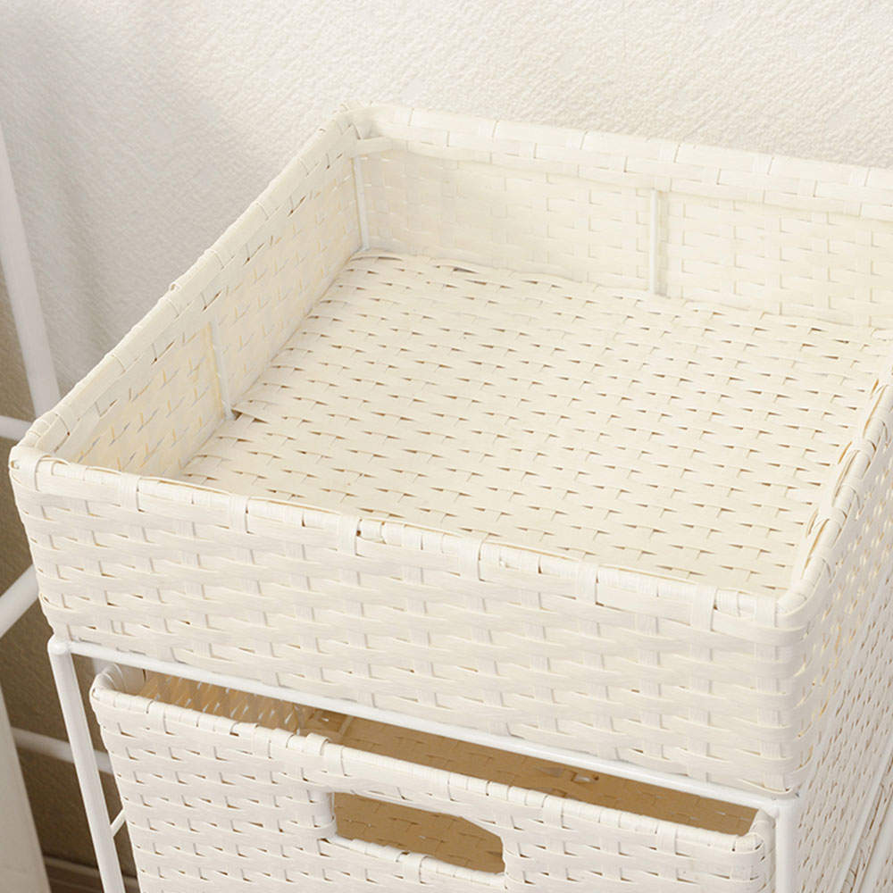 萩原 ランドリーラック ホワイト RAN-2410WH