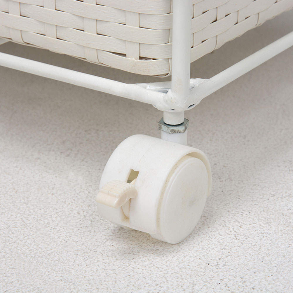 萩原 ランドリーラック ホワイト RAN-2418WH