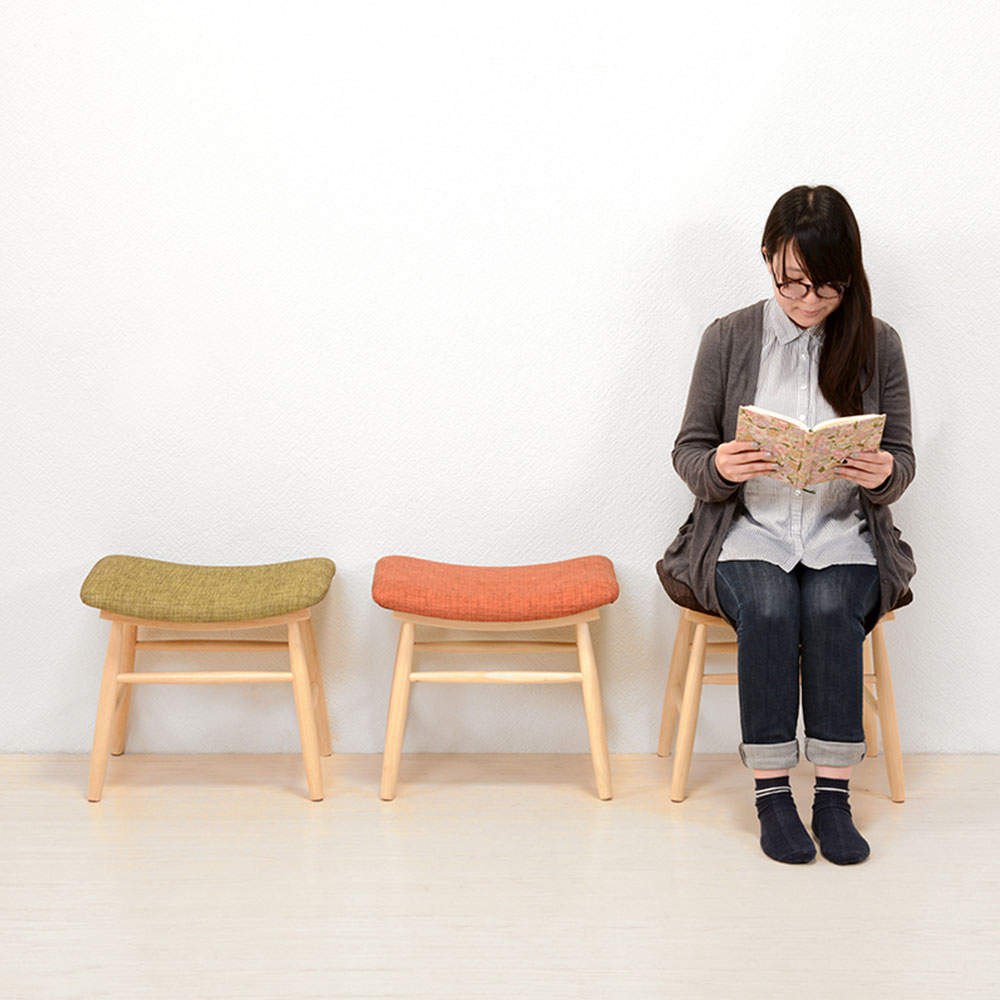 萩原 スツール グリーン 2脚セット VH-7947GR