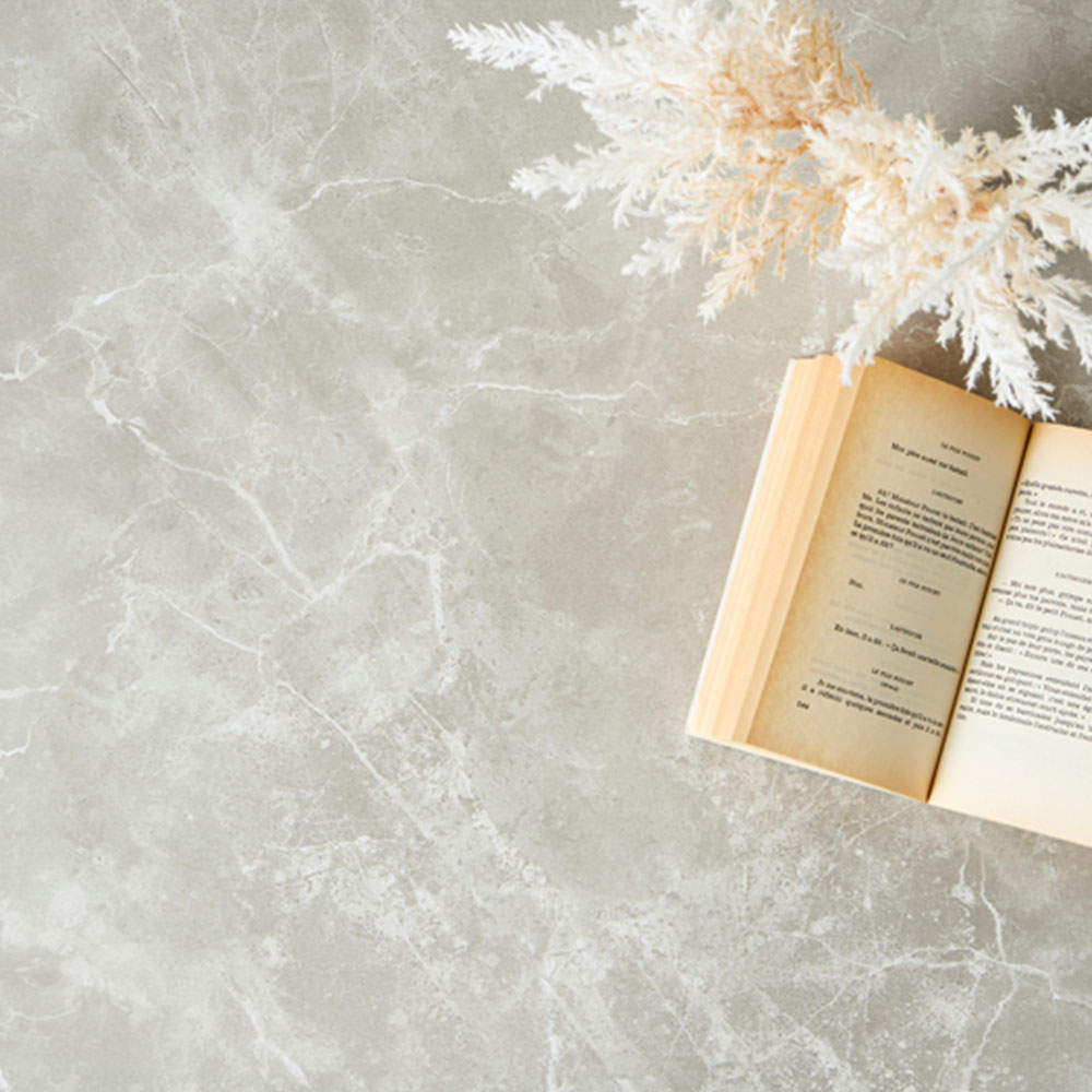 萩原 折れ脚テーブル マーブルグレージュ MT-6861MGB