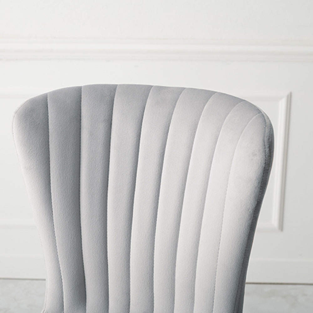 萩原 チェア ライトグレー LC-4763LGY