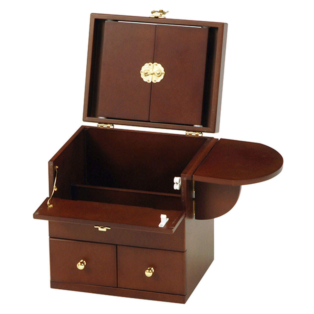 萩原 コスメボックス ブラウン MUD-6930BR