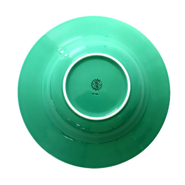 【売りつくし】Lyngby Porcelaen リュンビュー ポーセリン Rhombe Color ロンブ カラー ディーププレート スーププレート 24cm グリーン