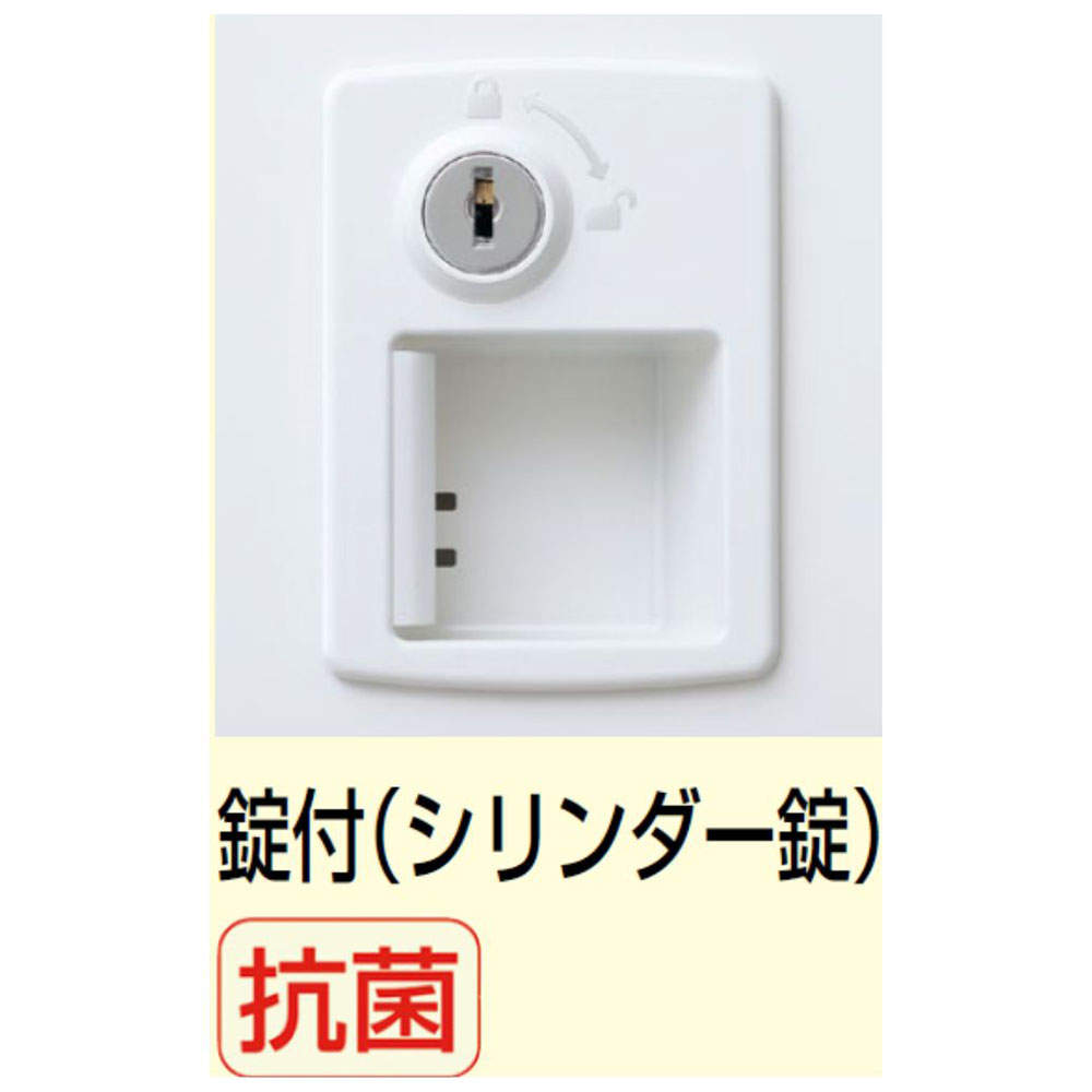 生興 靴箱 シューズロッカー SLBW-M10-S2 (シリンダー錠)2列5段10人用