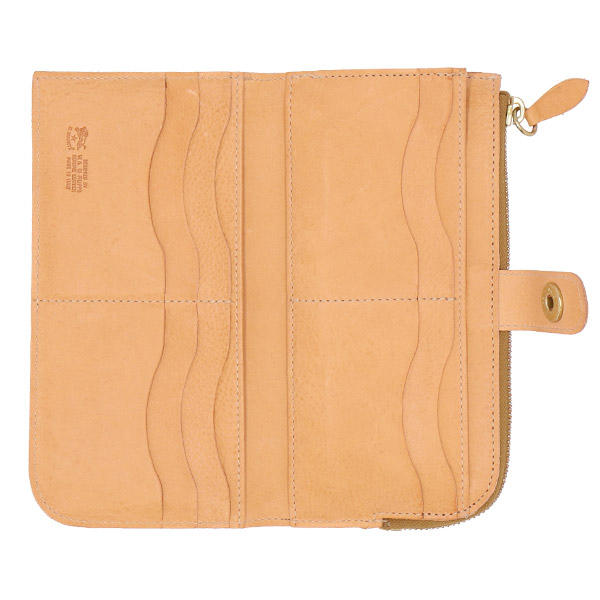 IL BISONTE イルビゾンテ CONTINENTAL WALLET 長財布 NATURAL ナチュラル NA113 SCW011 ロングウォレット PV0005